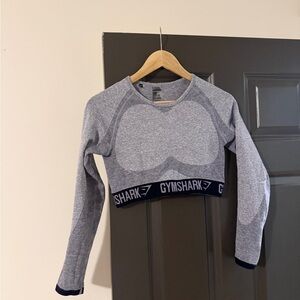 Gymshark Heather Gray Athletic Top